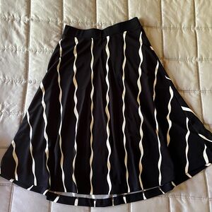 Ann Taylor Navy Blue A Line skirt